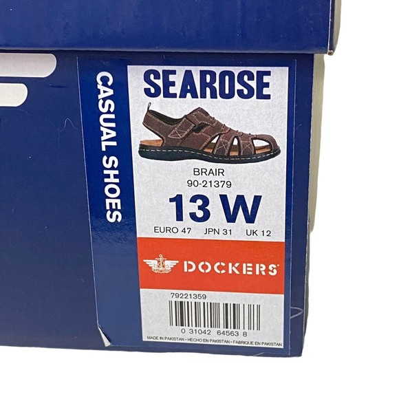 Dockers Men\'s Searose Brair 13W Sandals Fisherman Casual Comfort Outdoor Brown main image 5